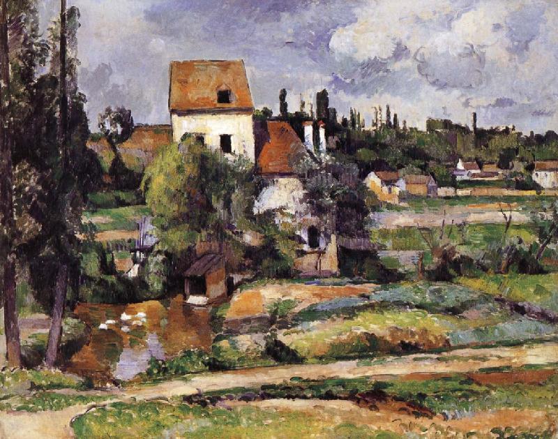 Paul Cezanne Pang Schwarz map of the mill Spain oil painting art